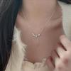 Sui Ping An Tassel Wheat Sui Necklace Women's Light Luxury Fashion Niche Design Sense Clavicle Chain Gift