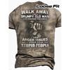 Men's 3D Skull Dog & Bone Graphic T-Shirt Edgy Slogan Summer Casual Short Sleeve