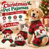 Warm Lining Pet Four Legged Clothes Thickened Cat Vest Cute Dog Christmas Jumpsuit  For 1-22kg