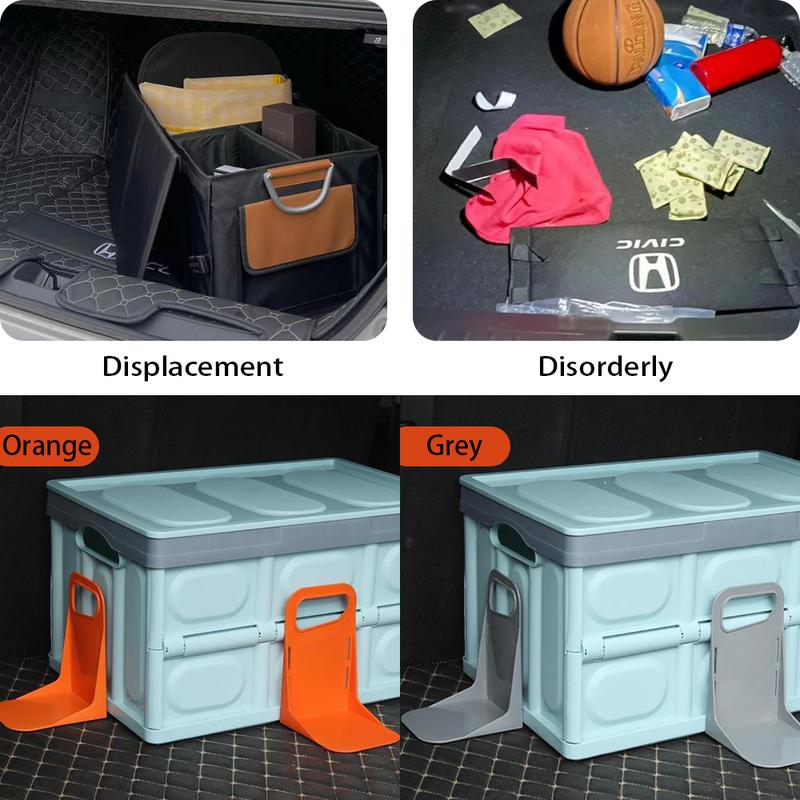 1PCS Multifunctional Car Trunk Storage Box Trunk Fixed Rack Holder Luggage Box Stand Shake-proof Fence Storage Units Holder