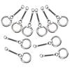 20PCS Key Chain SNAKE Rings W/ Snap End + Jump