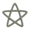 Baby Silicone Teethers Toy Food Grade Newborn Pacifier Molar Chewing Teething Toy Cartoon Star Baby Grip Training Toy
