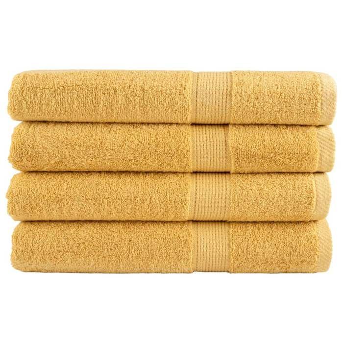 VidaXL Superior Quality Towels 4 Pcs, Shower Towels, Bath Sheets, Bathroom Guest Towels, 137294