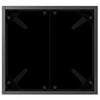 Sun Lounger Set 2 pcs Black Poly Rattan