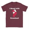 Streetwear TShirt Not for Sale I Stand with Greenland Cool TShirts Cotton Tee Shirt for Male Y2K Casual Short Sleeve Clothing