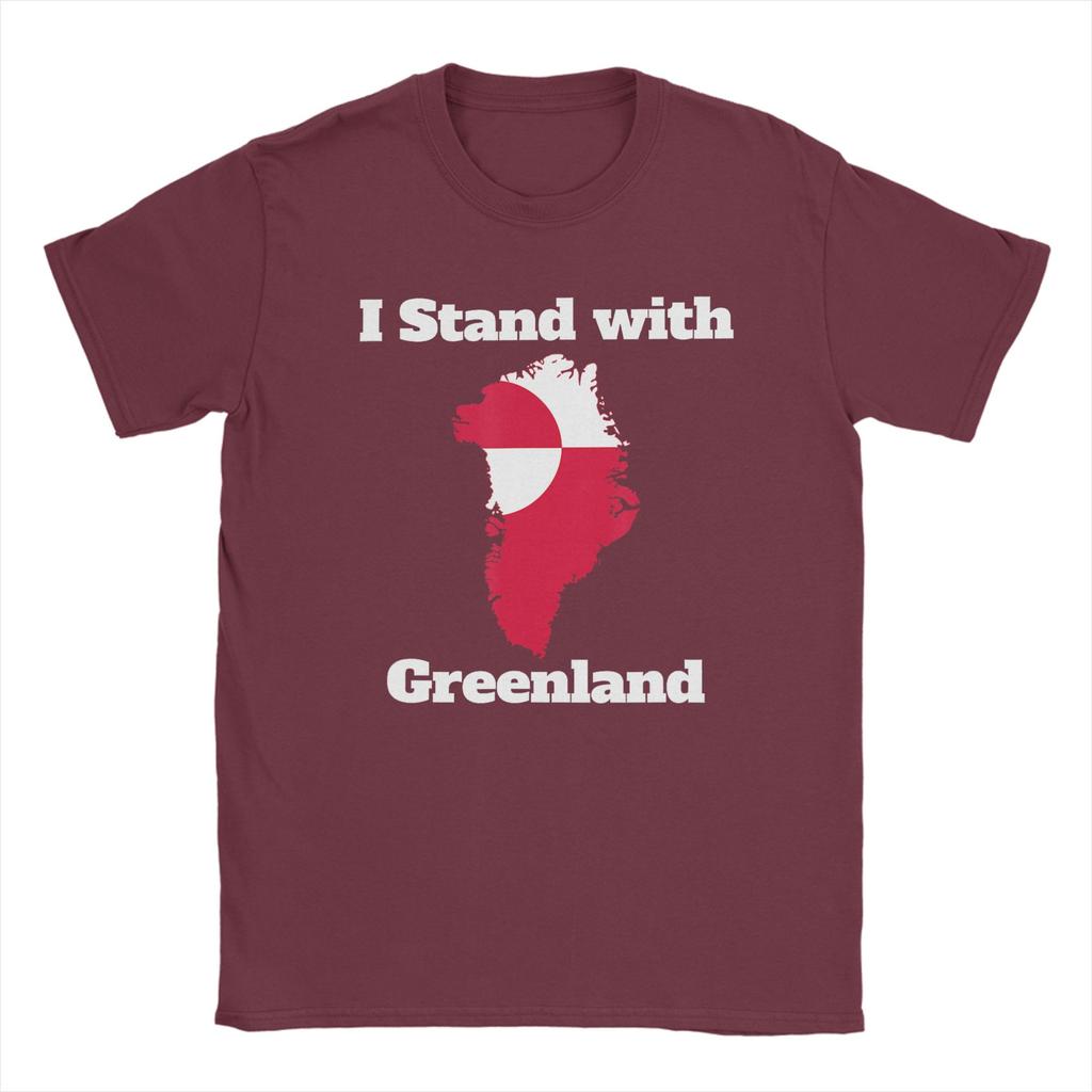 Streetwear TShirt Not for Sale I Stand with Greenland Cool TShirts Cotton Tee Shirt for Male Y2K Casual Short Sleeve Clothing