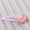 8PCS Cute Fruit Hair For Girls Kids Resin Barrettes For Baby Fine Hair Styling Accessories