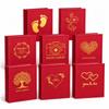 6 Inch 100 Pockets Plastic Sleeves Album Gold Stamped Photo Storage Album  Memory Organizing