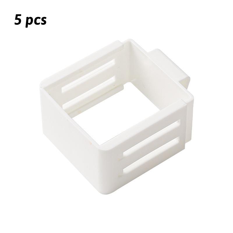 Refrigerator Hanging Retractable Storage Box Divider Snap Type Divider Fridge Side Door Food Storage Rack Kitchen Organizer