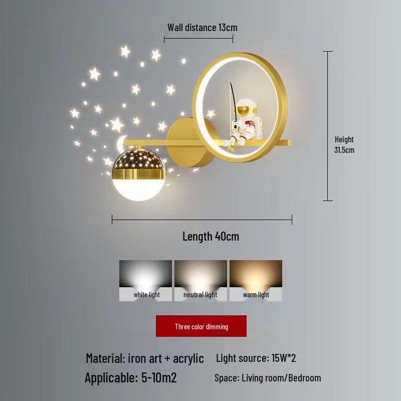 Nordic Deer Head Wall Lamp: Modern Minimalist Light for Bedroom, Corridor, Stair, or Living Room