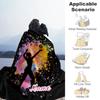 Volleyball Theme Customize Text Blanket Lightweight Personalized Blanket Warmthful Decor Versatile for Seaside Picnics Sofa Living Room All-Season Use