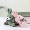 1PC Rabbit Keychain Plush Doll Backpack Pendant Kids Stuffed Animal Toys