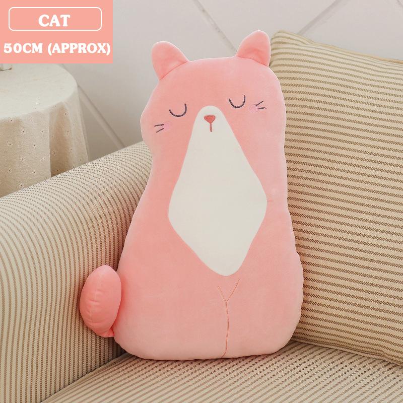 Lifelike Animal Plush Toy Crocodile Cat Chicken Long Neck Goose Piggy Cattle Stuffed Doll for Kids Birthday Gift