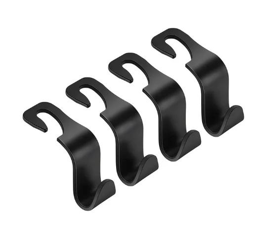 1/2/4PCS Hooks for Bags Car Clips Front Seat Headrest Organizer Holder Auto Fastener Hangers Car Storage Interior Accessories