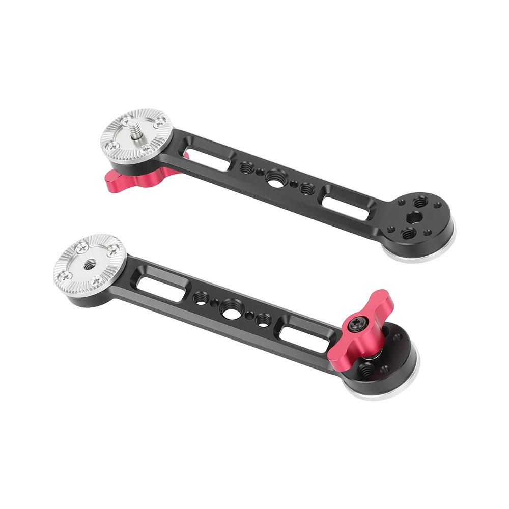 

HDRIG Standard Arri Gear Extension Arm with M6 Knob for DSLR Shoulder Rig (Pair 3858)