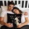 Goat Pillow Cover 45x45cm Scream Goat Hilarious Animal Crazy Face Decorative Short Plush Cushion Cover For Home Couch Sofa