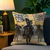 Comic Cartoon Kingdom K-Kingudamu 2 Pillow Case Natural Linen Pillow Case Double-Sided Decor Sofa Pillowcase Home Decor