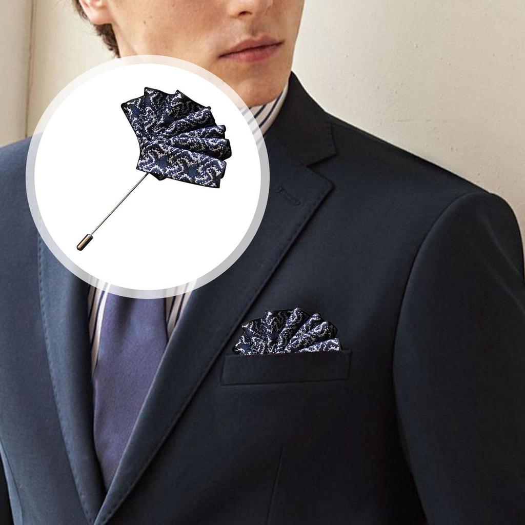 Men's Lapel Pin Chic Corsage for Ceremony Wedding Stage Performance Anniversary