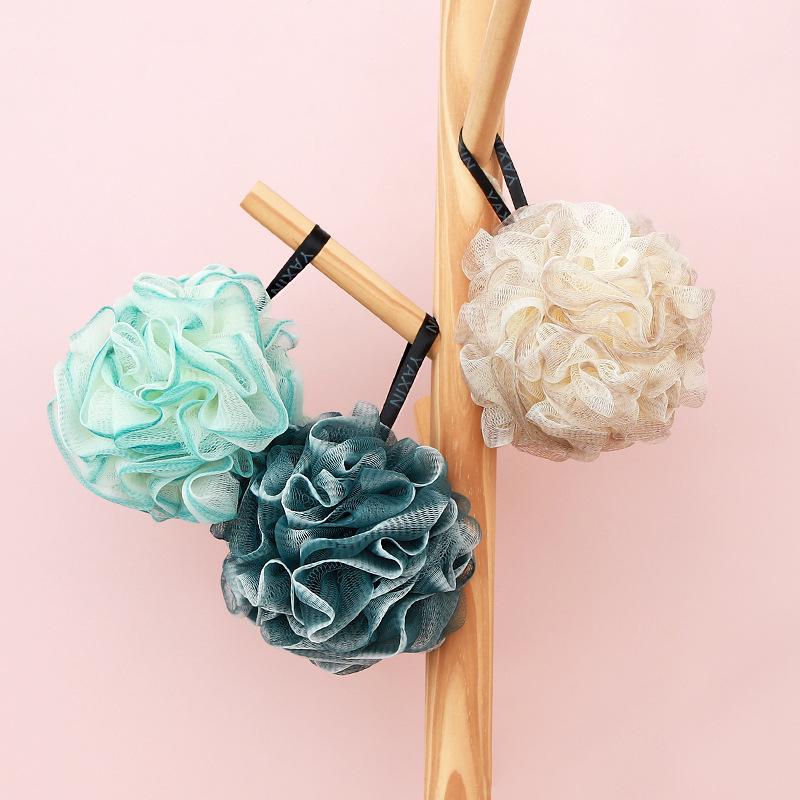 Durable Non-Dispersing Bath Ball Scrubber for Adults