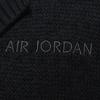 Jordan Air Simple Letter Soft Comfortable Fashion Knit Sweater Women tops Black FZ4196-010