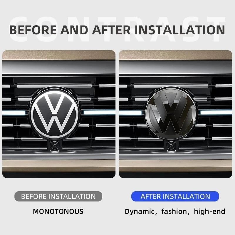 ear1 Not Affect ACC Car Front Grill Rear Trunk Emblem Lid For VW GTI Polo Golf MK6 7 8 Passat B6 7 8 9 Tiguan CC T-ROC Arteon Jetta