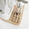 2 In 1 Nail Drill Holder Stand With 6 Holes Nail Drill Bits Wooden Storage Nail Polisher Pen Bracket For Salon And Home Use