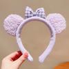 Children's Plush Hairband for Autumn/Winter - Anti-Slip Headband and Hair Clip for Little Girls and Women, Ideal for Washing Face and Daily Use