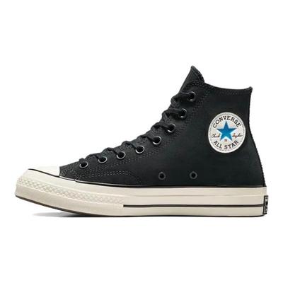 Chuck 70 Suede High Black Egret Unisex Sneakers Ancestral-Blue A05599C