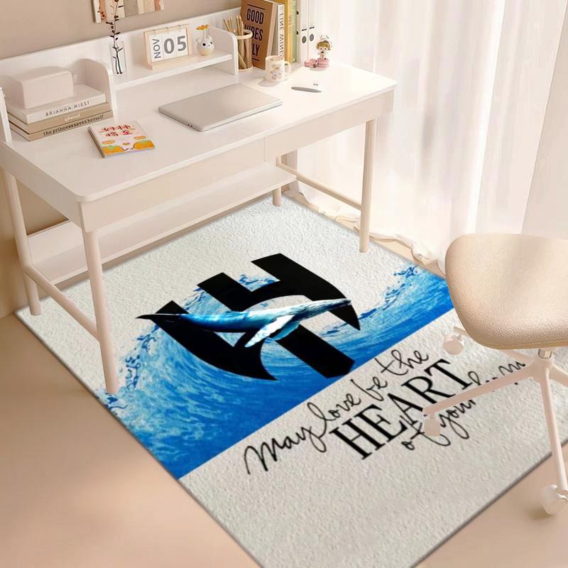 Roshn Saudi League football team Al Hilal SFC Neymar da Silva Santos Júnior carpet is suitable for living room and bedroom office decorative carpet K2