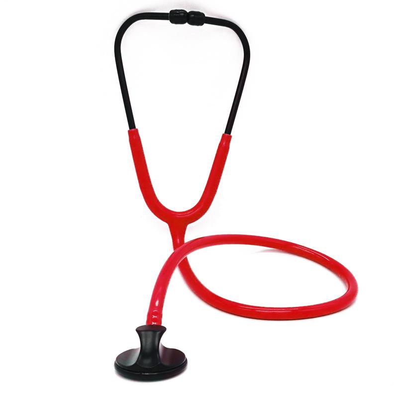 Black Plated Zinc Alloy Stethoscope with Stainless Steel Chestpiece, 250G