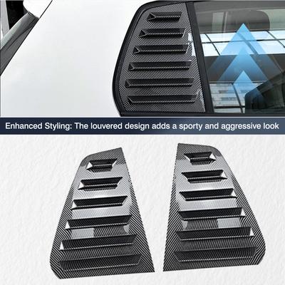 Pair Rear Side Window Trim Spoiler for Volkswagen VW Golf 6 MK6 2008-2012 Window Shutter Cover Louver Air Vents