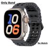 Ocean Silicone Strap for Apple Watch Ultra 2 49mm Band Breathable Bracelet for iWatch Series 10 46mm 42mm 9 8 7 6 SE 45mm 44mm