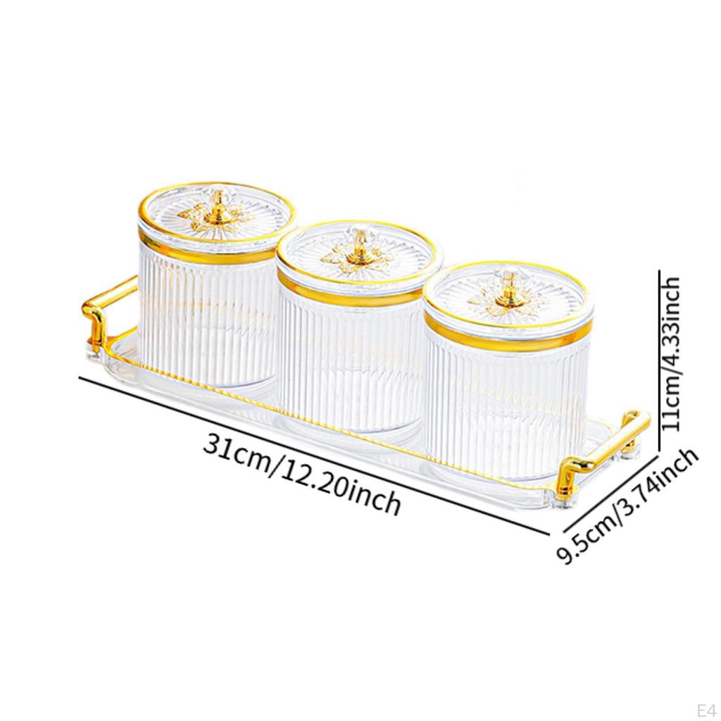 Dried Fruit Serving Dish with Lid for Snacks And Treats Storage