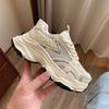 Dad shoes women's new spring and autumn breathable mesh single shoes thick-soled fried street light running casual sports shoes