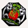 Rat Fink Muscle Car Decal - Classic American Auto StickerUmbrella, Portable 3-Fold Compact Umbrella for Men & Women Gift
