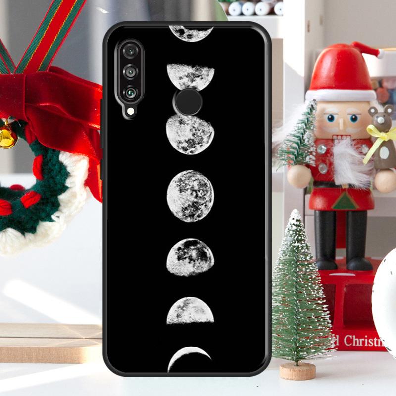 Black Moon Stars Space Astronaut For Huawei Nova 7i 8i 11i 12i 12s Y73 Y70 Y90 Y60 Y72 Y61 Y91 9 10 SE P30 Pro P40 Lite Case