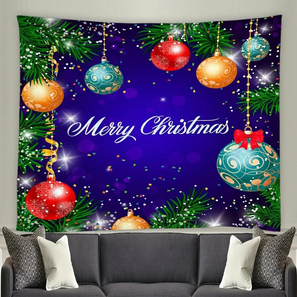 Christmas Decoration Pattern Living Room Bedroom Home Wall Tapestry