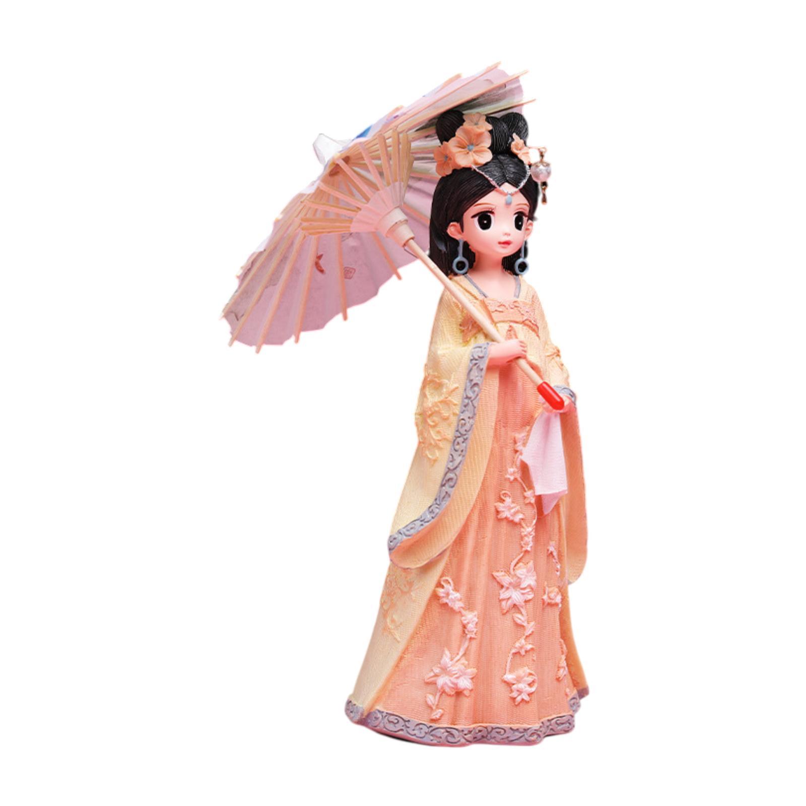 

Китайская статуэтка древней женщины, ремесло, женская статуэтка, статуя женщины для коллекционирования, подарок, спальня, гостиная, новоселье жёлтый