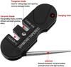 Pocket Knife Sharpener Survival Tool Preset Carbide Ceramic Stone Sharpeners Fold-Out Diamond Coated Rod