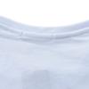 IELGY Round neck Men's T-shirt European American Top White Base Trendy Sports Breathable Printed