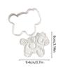 Horse-shape Cookie Cutter Cartoon Pony Cookie Mould Non-Stick 3D Printed Horse Year Baking Biscuits Molds For Dough Pastry Pie