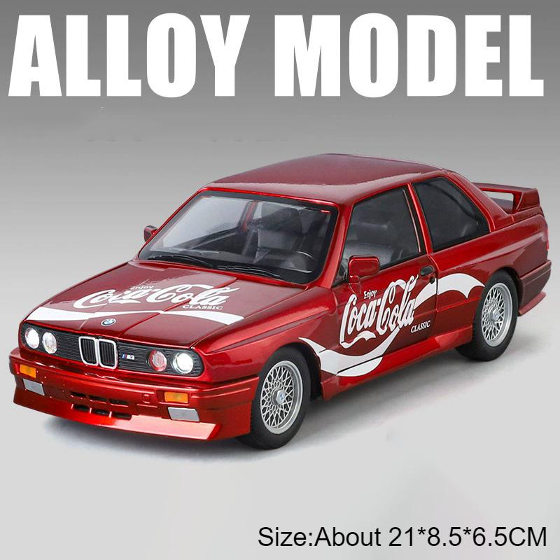 

1:24 Scale M3 RX7 Painting Track Edition Alloy Car Model Toy Simulation Sound Light Miniature Models Children s Toys Gifts