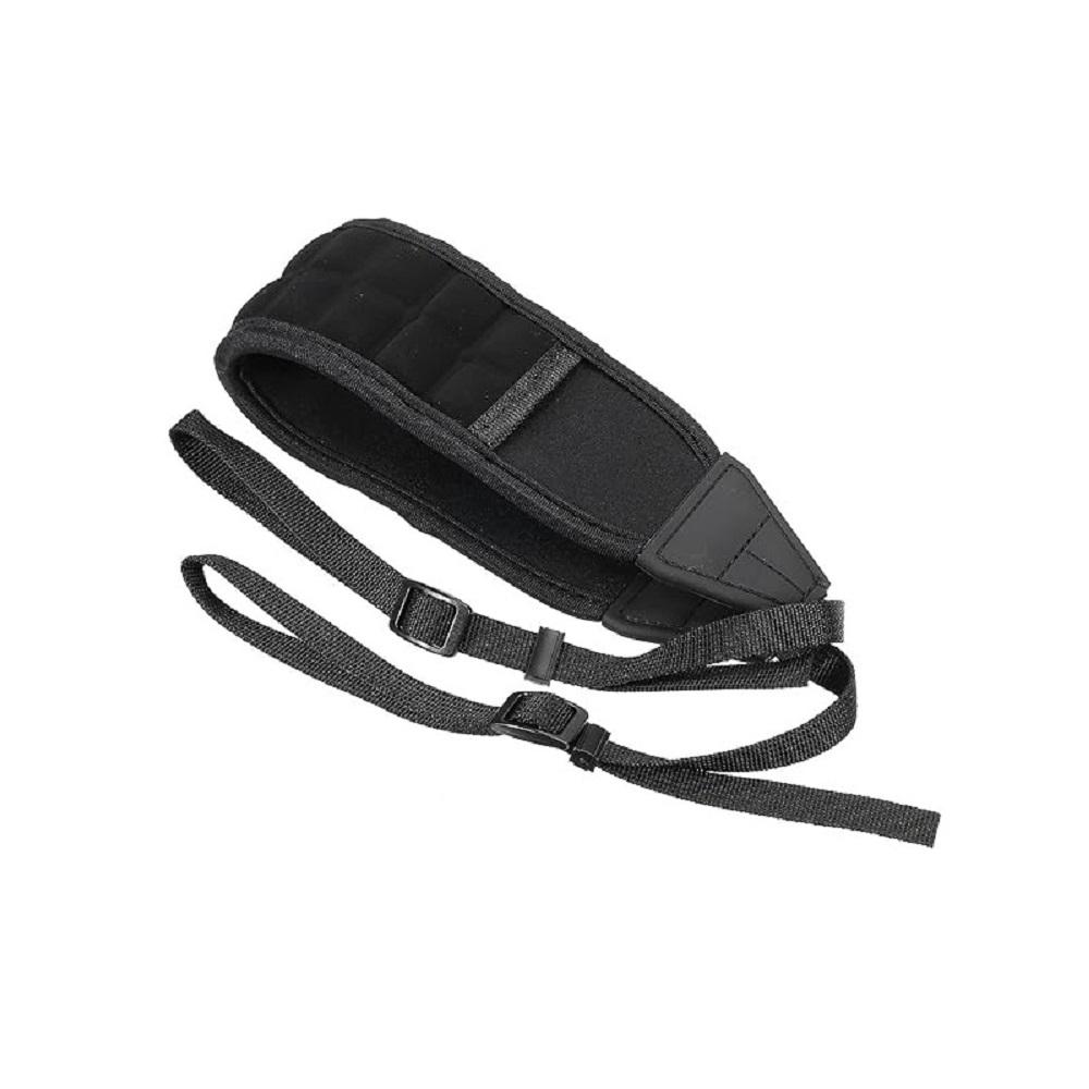 

1 шт. Удобный ремень для камеры, широкий мягкий ремень-слинг для Canon Nikon Sony Fujifilm DSLR, Уменьшает боль в шее и плечах чёрный