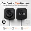 Window Camera LED Digital Clock Display High-definition 5MP 5G WIFI Camera Two-way Intercom Motion Detection TUYA APP Security Camera