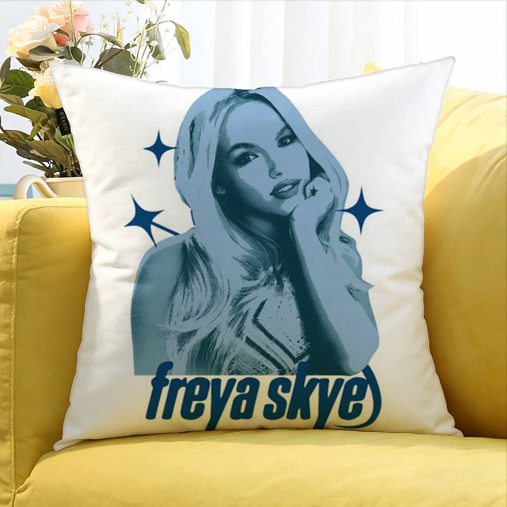 F-Freya S-Kye Singer Various Sizes Square Pillow Case For Car Home Bedchamber Decor