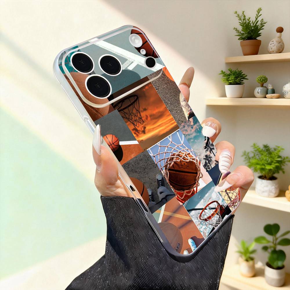 

Basketball Court Basketball Phone Case For iPhone 17,16,15,14,13,12,11,Pro,Max,Plus,Mini,SE4,E Magnetic For Magsafe Wireless iPhone13PROMAX