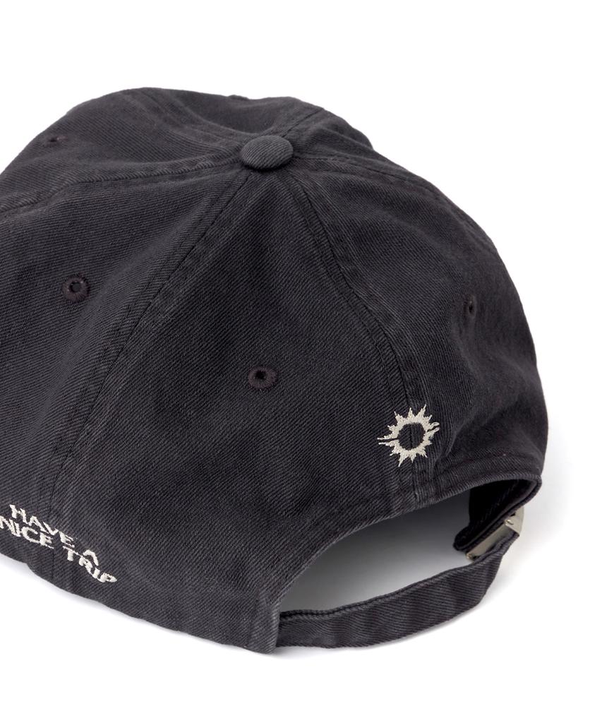 HELLO SUNRISE H Logo Cotton Ball Cap_Charcoal