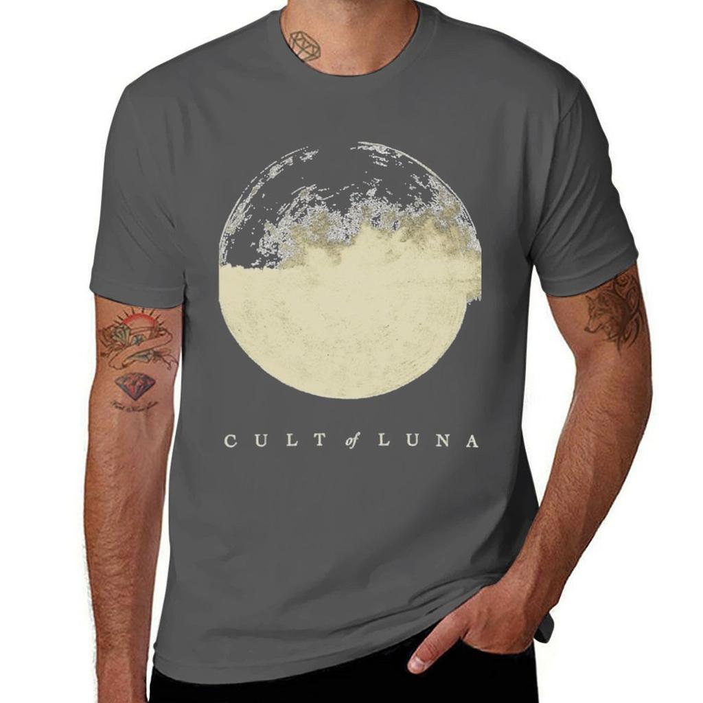 Cult of Luna Merch T-Shirt T Shirts Cotton 100% Essential T Shirt T Shirts for Man Graphic Vintage T-Shirt