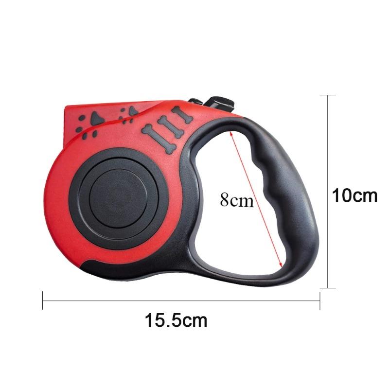 Automatic Retractable Dog Leash With LED Flashlight Night Glowing Walking Leash Durable Nylon Outdoor Pet Leash Dog Supplies