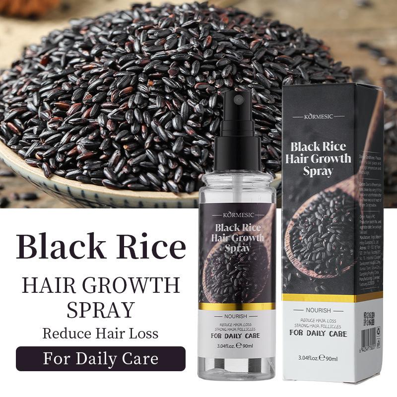 Black rice Long Hair Spray, making your hair fluffy and smooth.